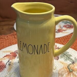 Rae Dunn Yellow Lemonade Pitcher